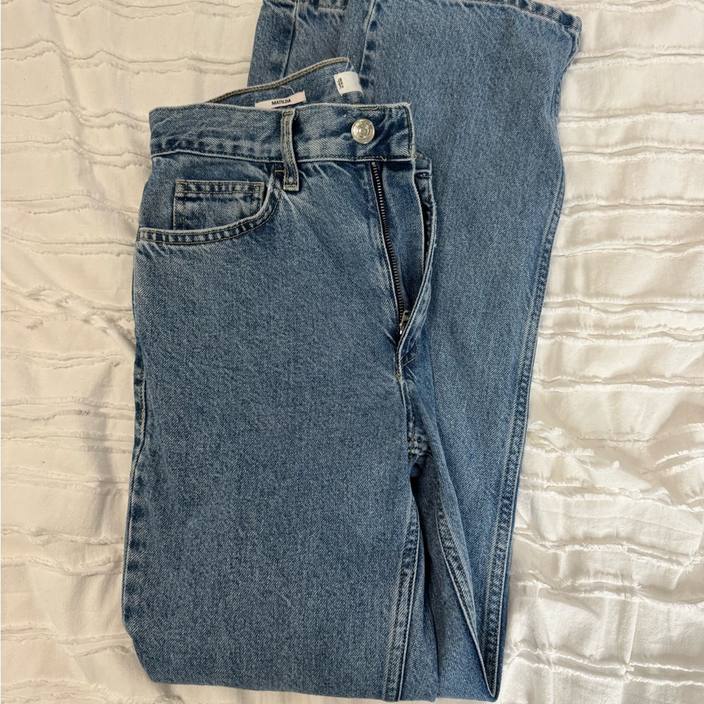 Mango Low Rise Denim Jeans